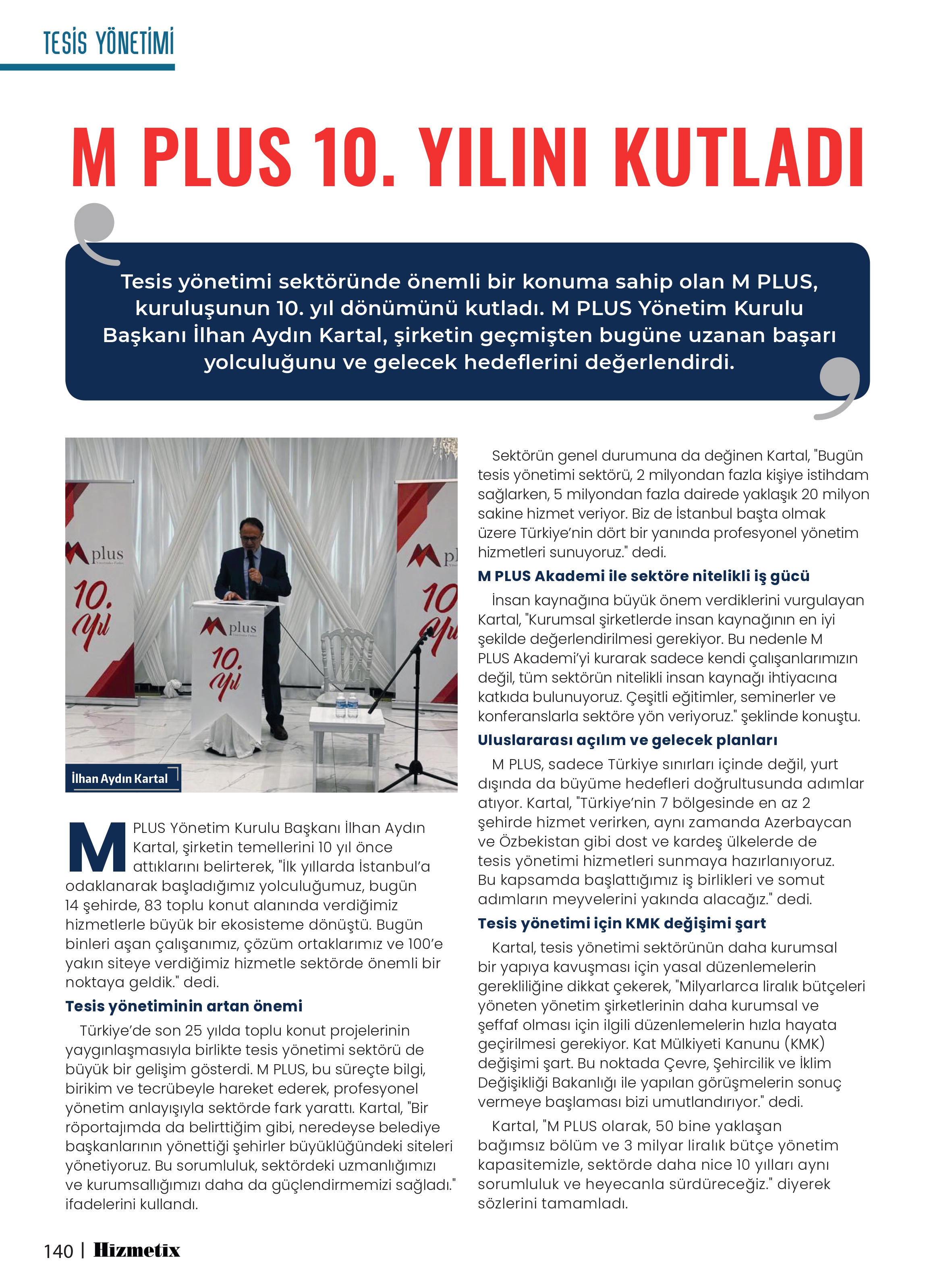 Mplus Grup 10. Yılını Kutluyor